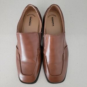Sonoma Boys Brown Leather Loafers